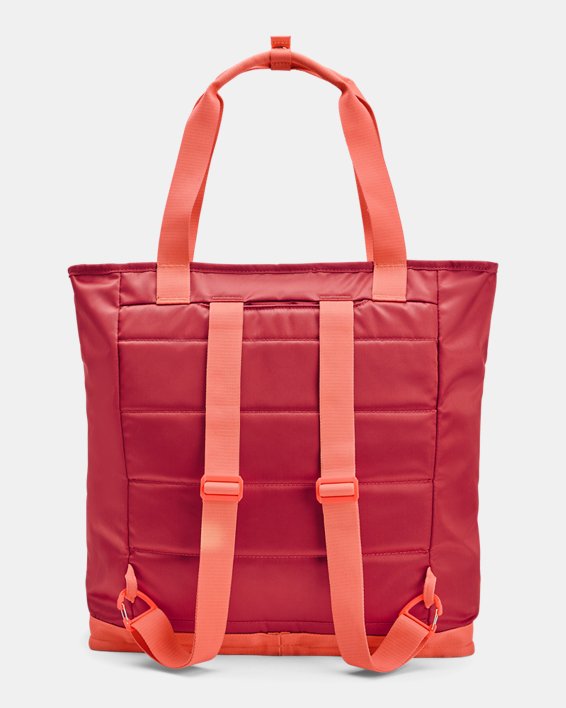 Women's UA Essentials Tote Backpack in Red image number 2